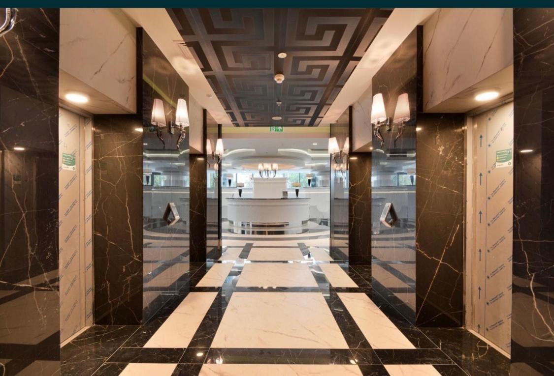 Hanza Tower De Lux Apartament シュチェチン エクステリア 写真