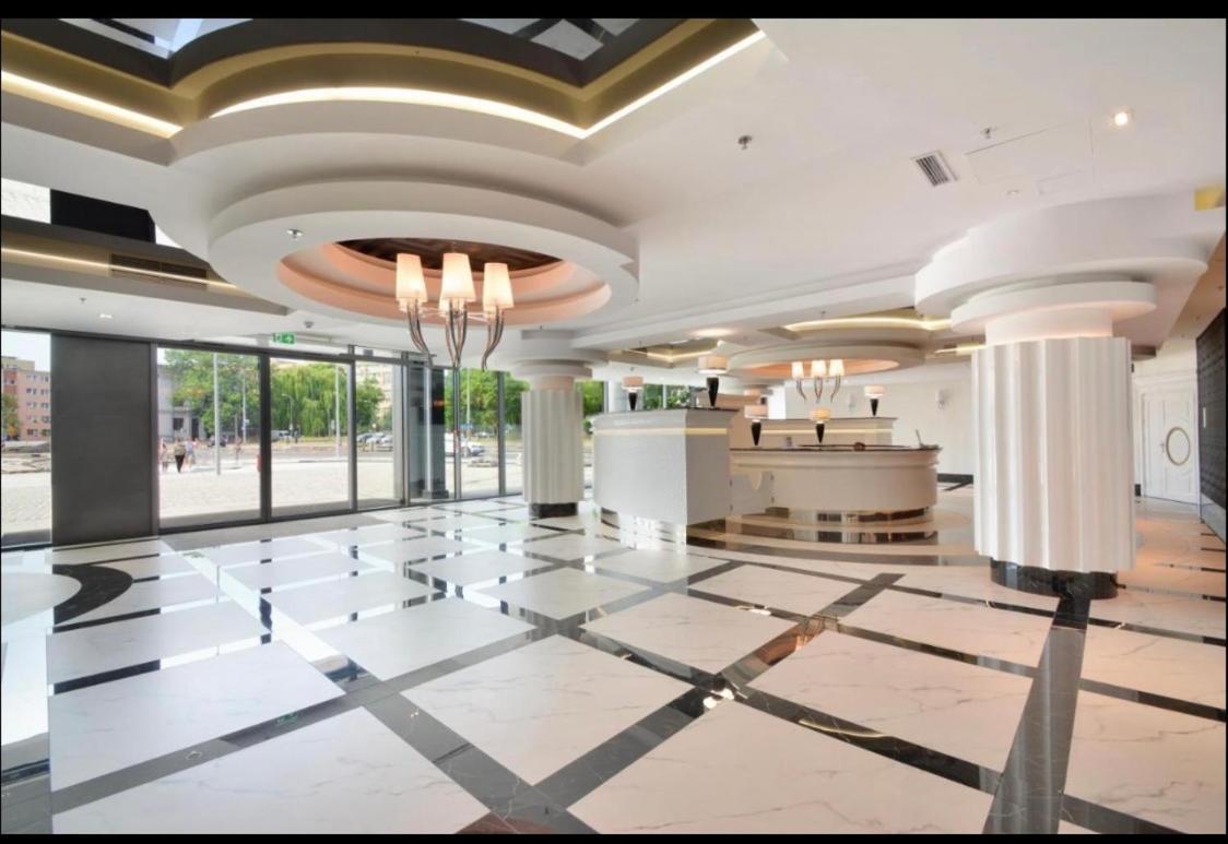 Hanza Tower De Lux Apartament シュチェチン エクステリア 写真