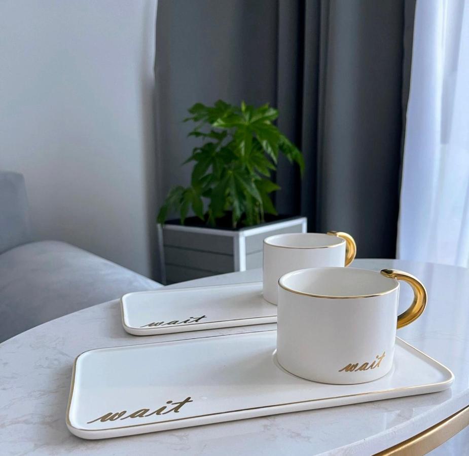 Hanza Tower De Lux Apartament シュチェチン エクステリア 写真