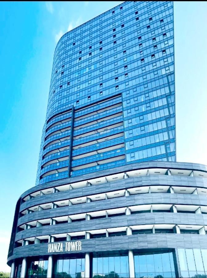 Hanza Tower De Lux Apartament シュチェチン エクステリア 写真