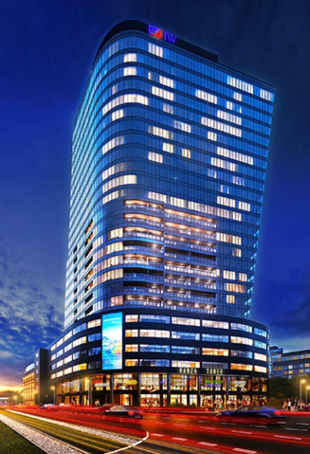 Hanza Tower De Lux Apartament シュチェチン エクステリア 写真